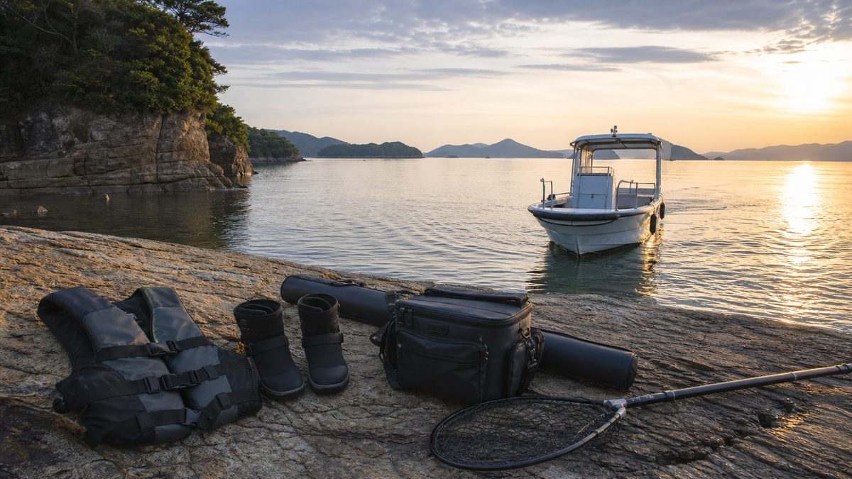 渡船を使った離島磯釣りプランの要点をまとめた釣り攻略インフォグラフィック
