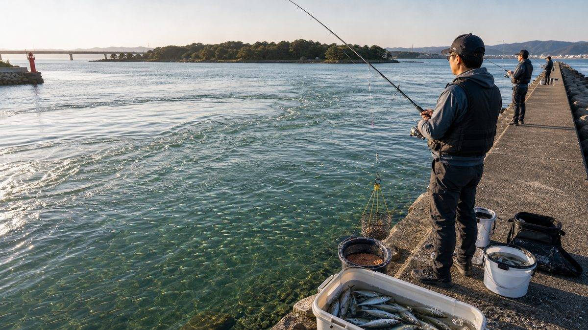 浜名湖のサビキ釣りは「いつ・どこで・何を」で釣果が激変するの要点をまとめた釣り攻略インフォグラフィック
