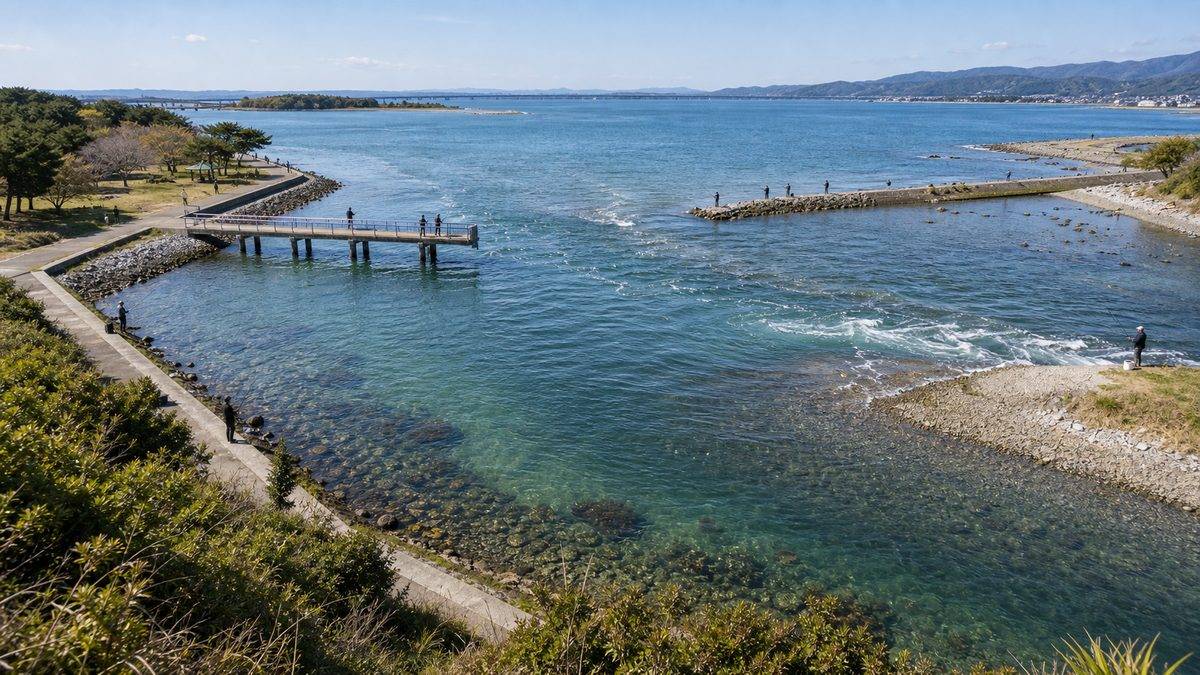 浜名湖の季節別サビキポイント徹底ガイドの要点をまとめた釣り攻略インフォグラフィック