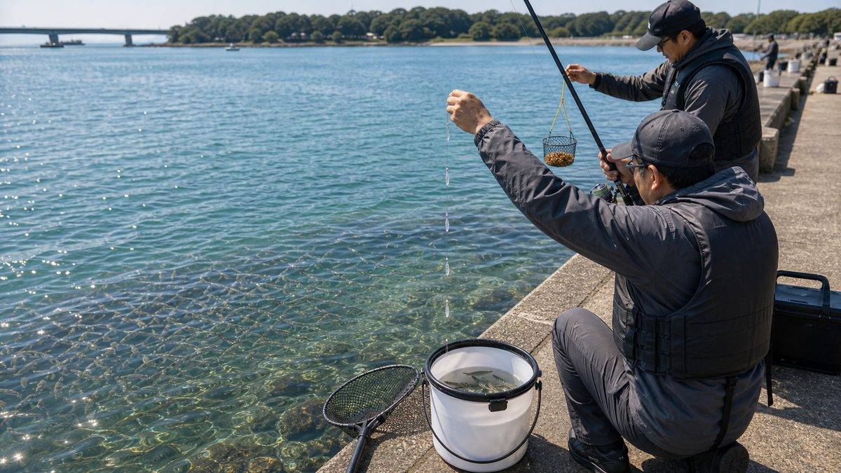 釣果を伸ばす季節共通の実践テクニック5選の要点をまとめた釣り攻略インフォグラフィック