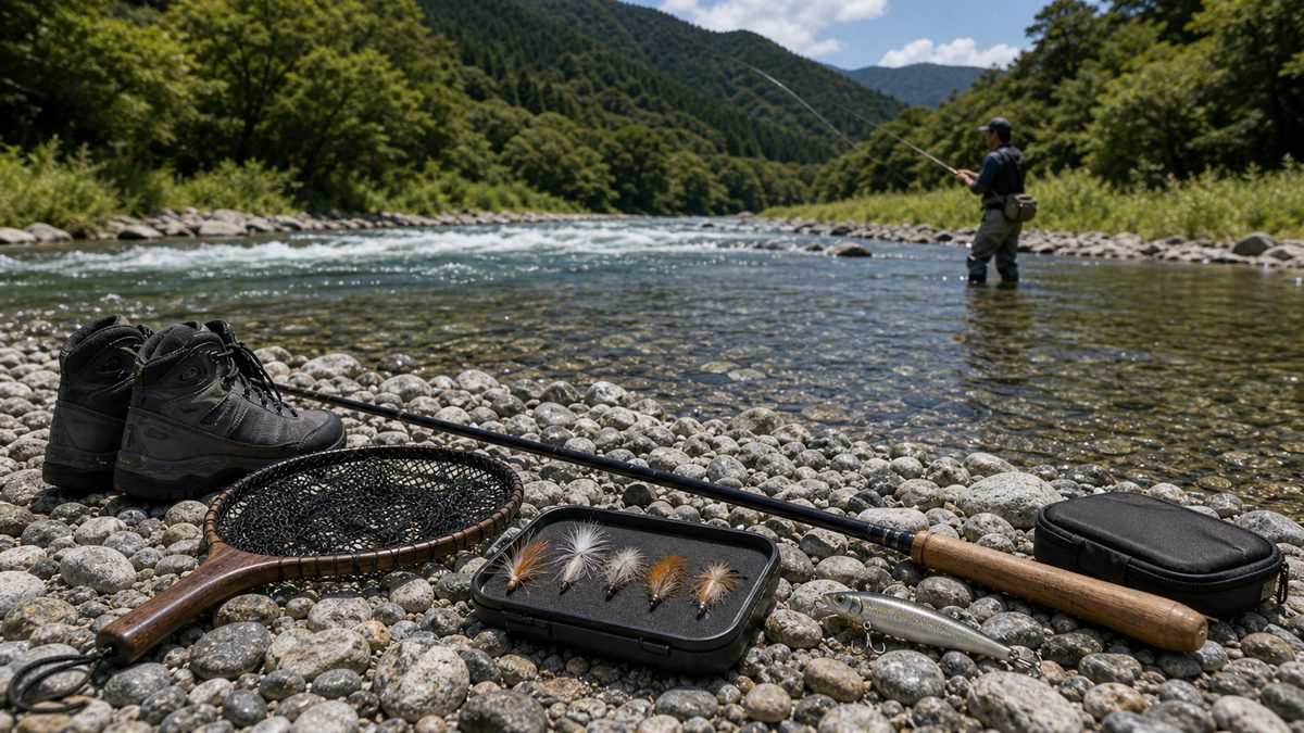 7. 友釣り以外のアユ釣り法の要点をまとめた釣り攻略インフォグラフィック