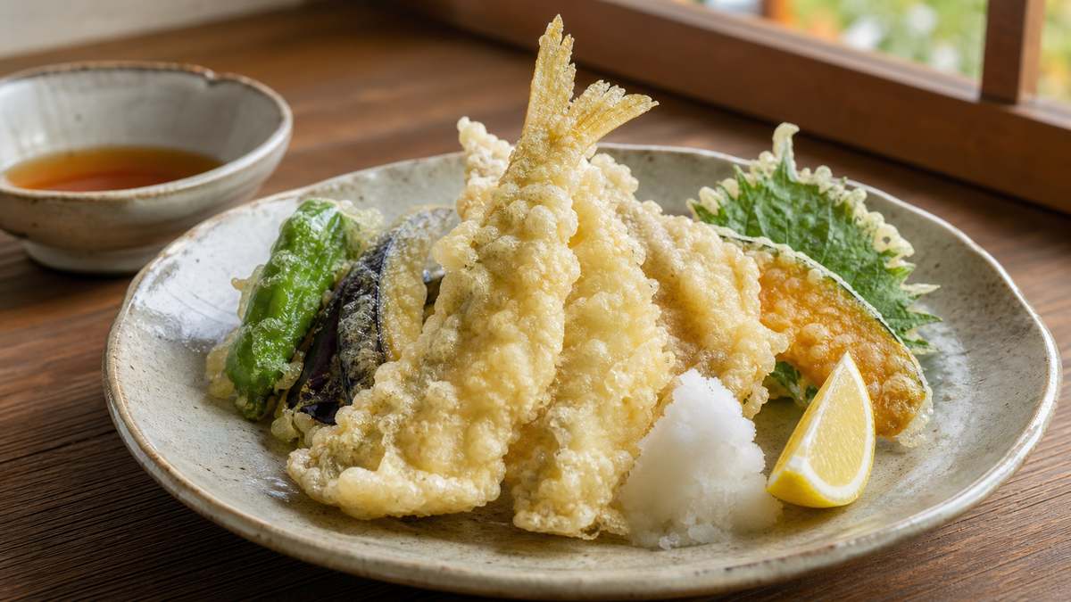 レシピ④ボラの天ぷら(浜松の郷土料理風)の内容をイメージした写真
