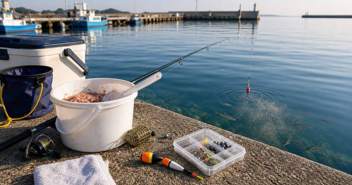 コマセ釣りの基本原理を示すアイキャッチ画像