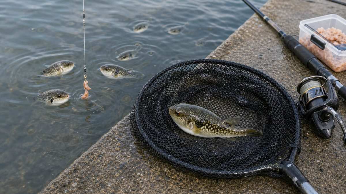 クサフグは路上放置で○される魚NO1の要点をまとめた釣り攻略インフォグラフィック