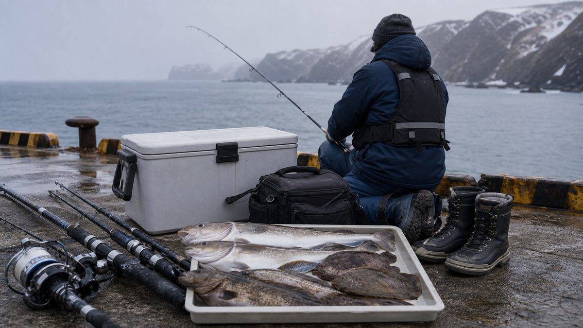 根室エリアの釣りスポットの要点をまとめた釣り攻略インフォグラフィック