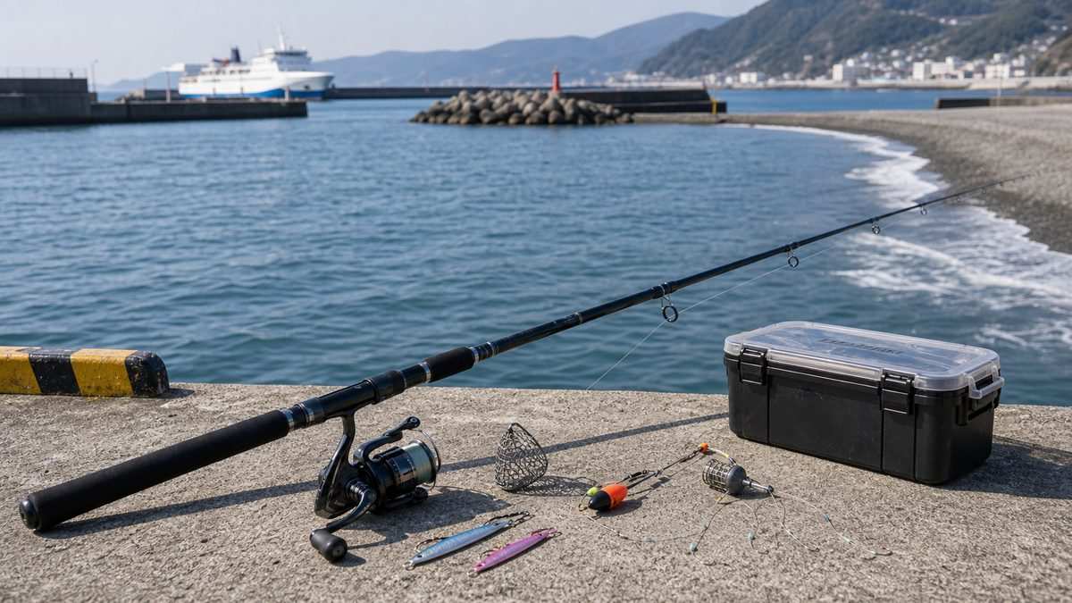 小田原エリアの釣りスポットの要点をまとめた釣り攻略インフォグラフィック