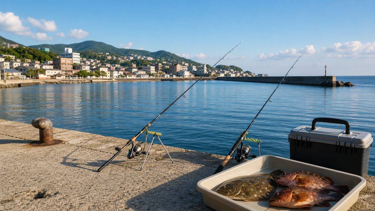 小樽エリアの釣りスポットの要点をまとめた釣り攻略インフォグラフィック