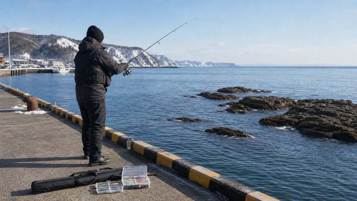 日本各地のクロソイ釣りポイントと時期の要点をまとめた釣り攻略インフォグラフィック