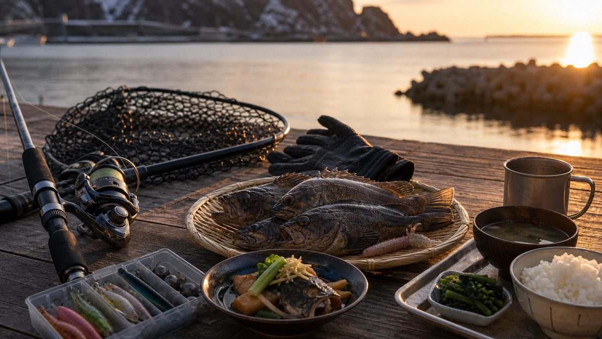 まとめ——クロソイを釣り、食べ、北の海を知るの要点をまとめた釣り攻略インフォグラフィック