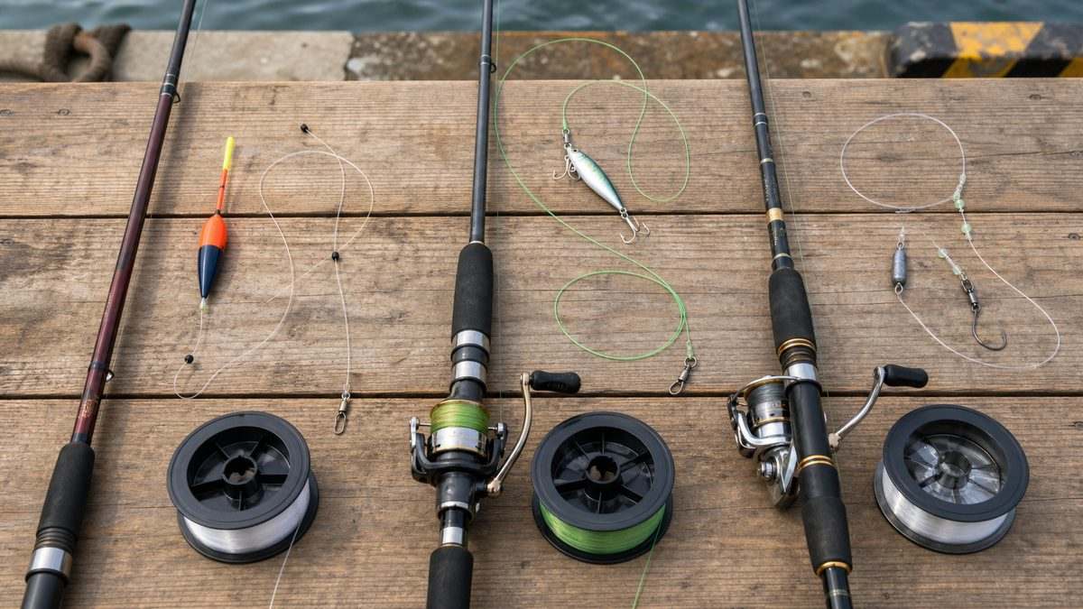 海釣りスタイル別：おすすめラインの選び方の要点をまとめた釣り攻略インフォグラフィック