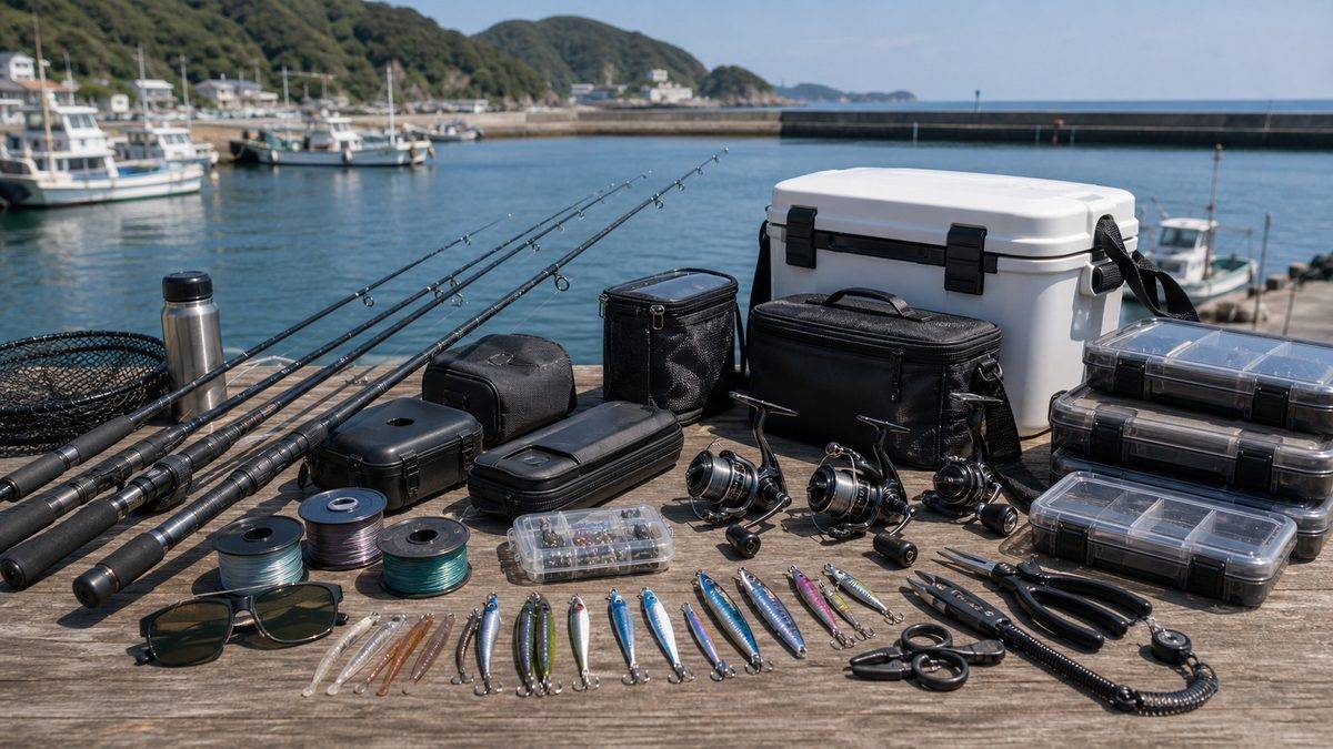 2025年タックルメーカーの最新製品トレンドの要点をまとめた釣り攻略インフォグラフィック