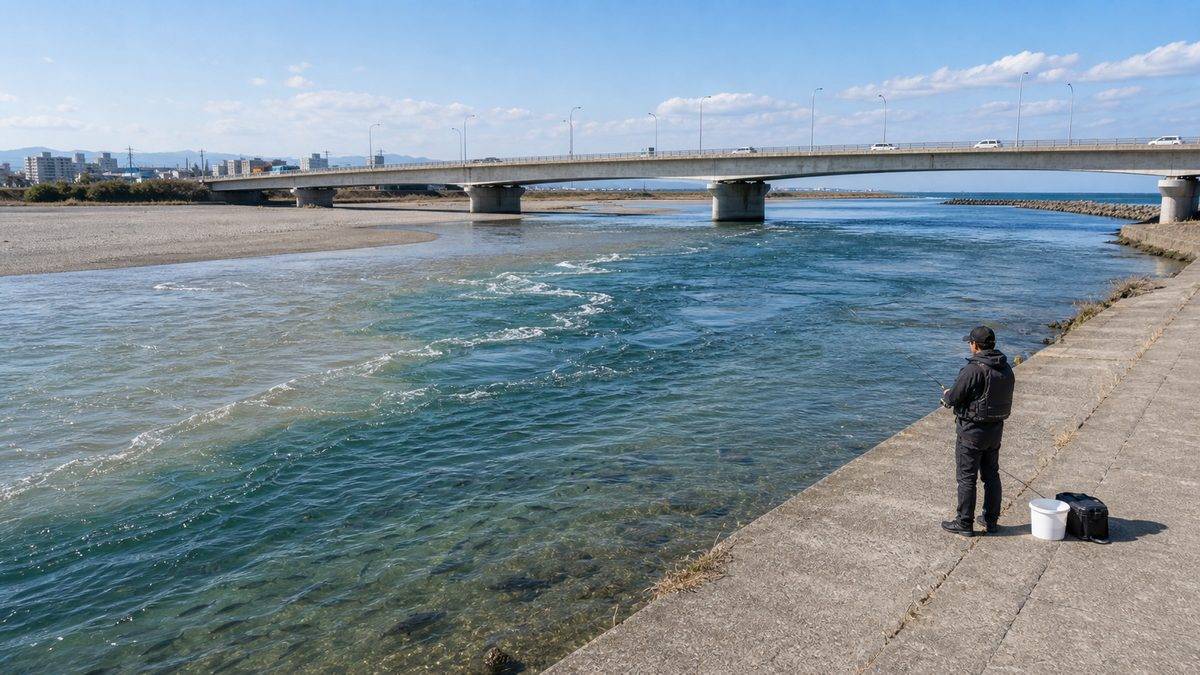 遠州大橋・天竜川下流域とは——「浜松市南部の好釣りポイント」の要点をまとめた釣り攻略インフォグラフィック