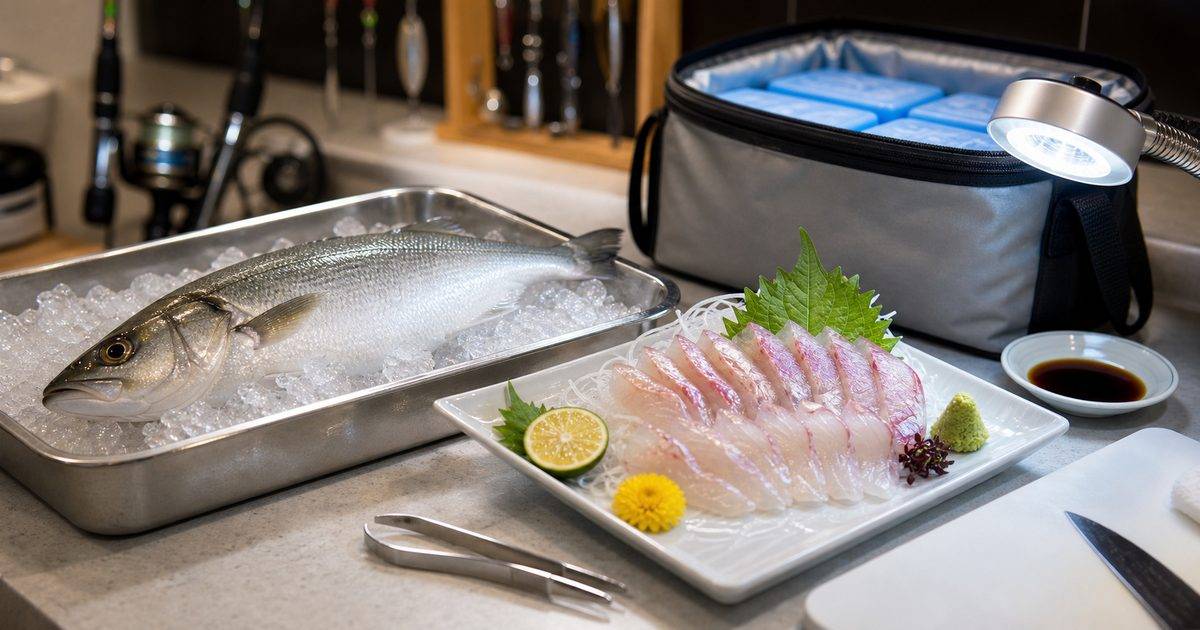 スズキを安全に刺身で食べるためのアイキャッチ画像
