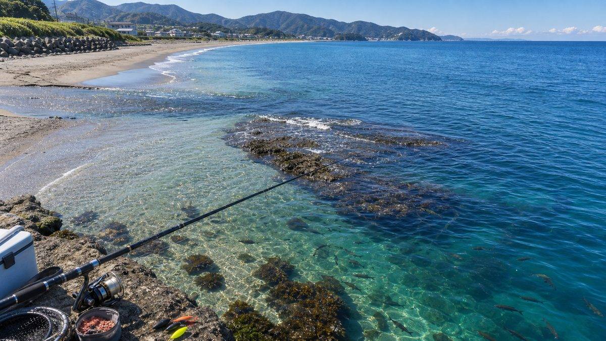 湘南エリアの海の特性——なぜ多様な魚が集まるのかの要点をまとめた釣り攻略インフォグラフィック