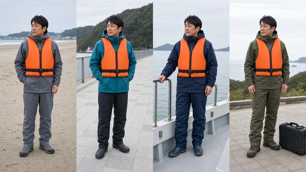 サーフと護岸と船と磯で異なる釣り用ウェアの選び方