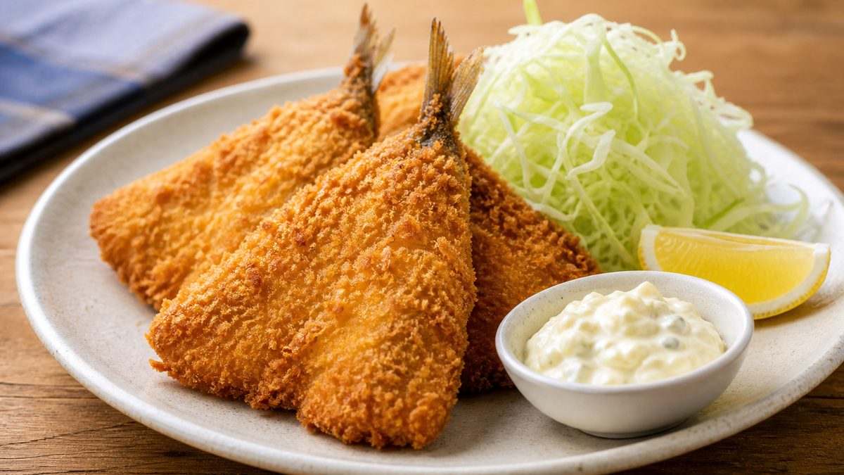 3. アジフライの黄金レシピ|サクサク衣の秘訣とタルタルソースの要点をまとめた釣り攻略インフォグラフィック