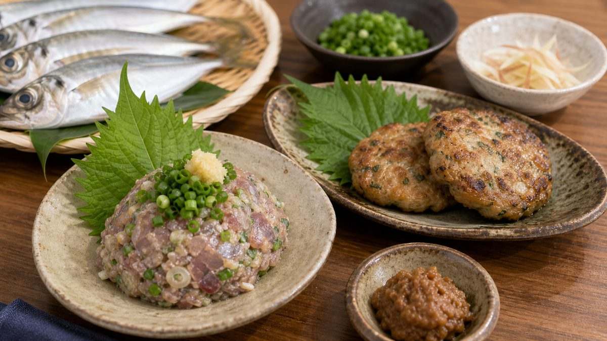 5. なめろう・さんが焼きの作り方|房総半島の郷土料理を家庭での要点をまとめた釣り攻略インフォグラフィック