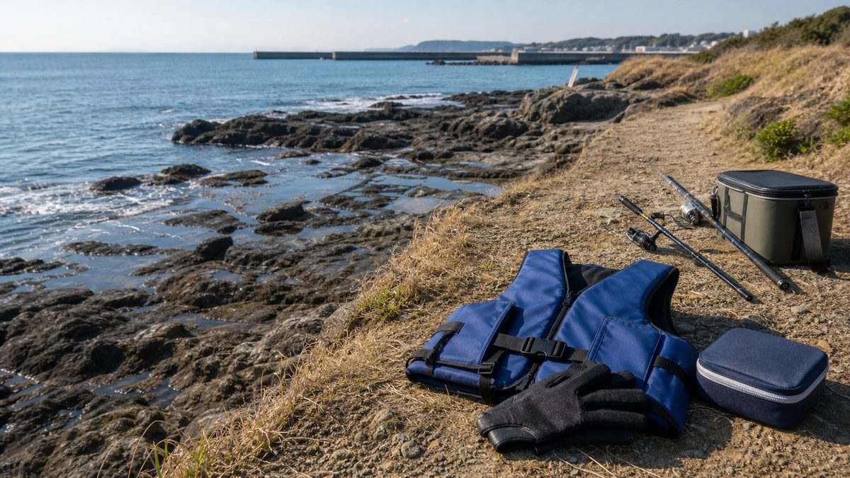 8. 三浦半島の釣り注意事項｜立入禁止エリアと潮位管理の要点をまとめた釣り攻略インフォグラフィック