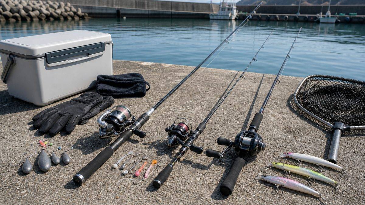 冬の海釣りおすすめタックル完全ガイドの要点をまとめた釣り攻略インフォグラフィック
