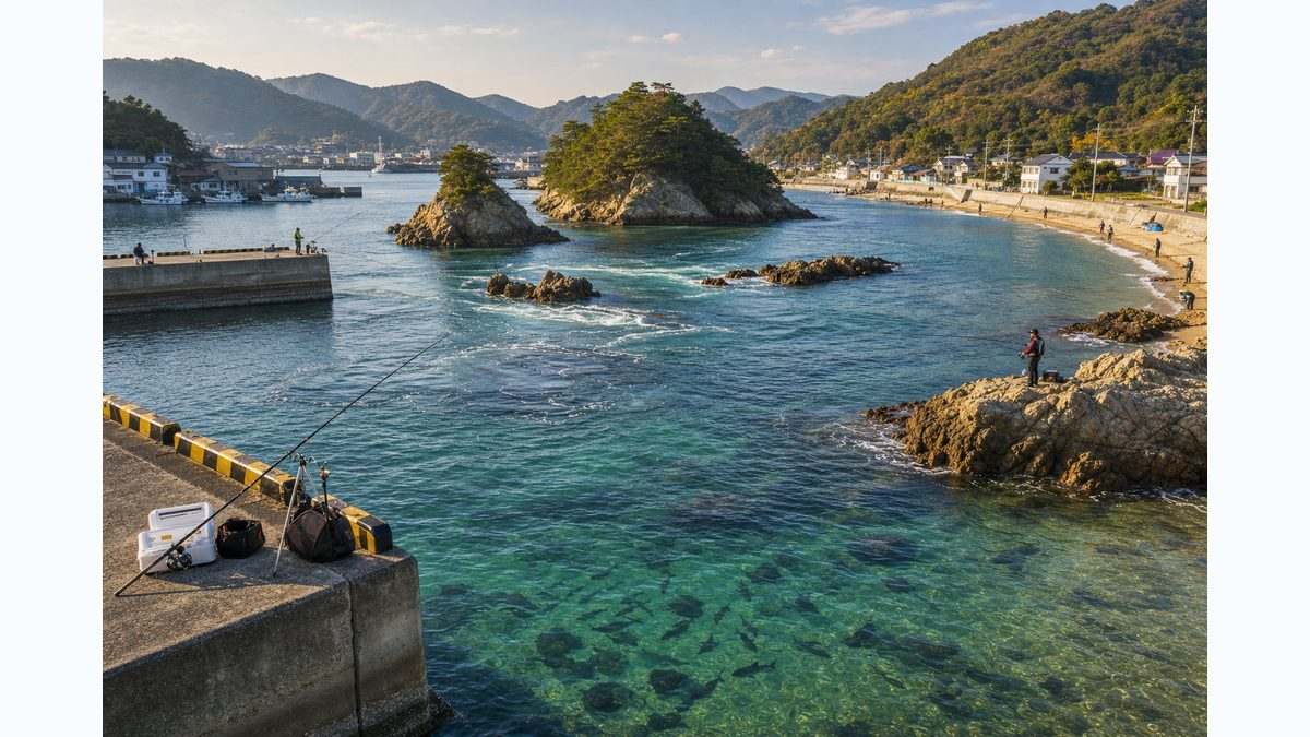 ④場所別詳細ポイント解説の要点をまとめた釣り攻略インフォグラフィック