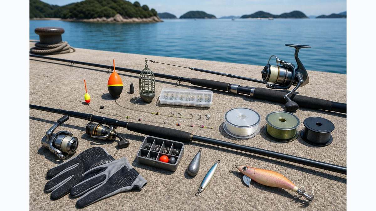 ⑤釣り方・タックル詳細ガイドの要点をまとめた釣り攻略インフォグラフィック