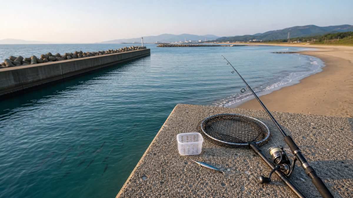 新潟エリアのおすすめ釣りスポットの要点をまとめた釣り攻略インフォグラフィック
