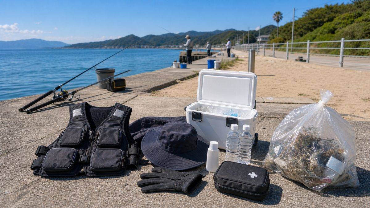 夏釣りの安全・マナー情報(2026年版)の要点をまとめた釣り攻略インフォグラフィック