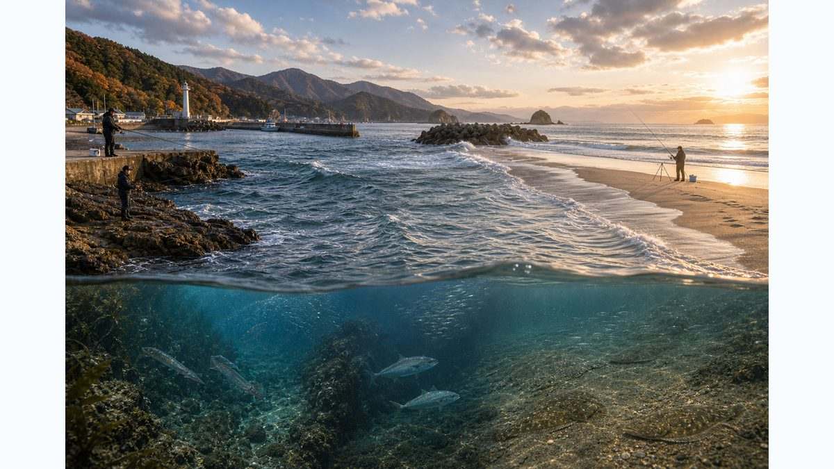 全国の10月おすすめポイント――太平洋・日本海・九州・東北の要点をまとめた釣り攻略インフォグラフィック