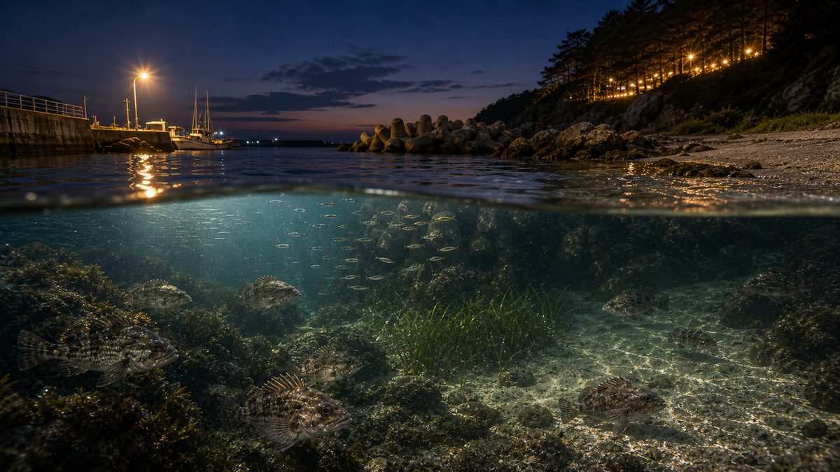春メバリング 釣り場タイプ別攻略法の要点をまとめた釣り攻略インフォグラフィック