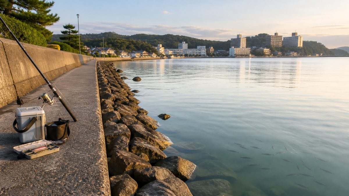 舘山寺温泉エリアは「観光地の裏側」に一級釣り場が潜んでいるの要点をまとめた釣り攻略インフォグラフィック