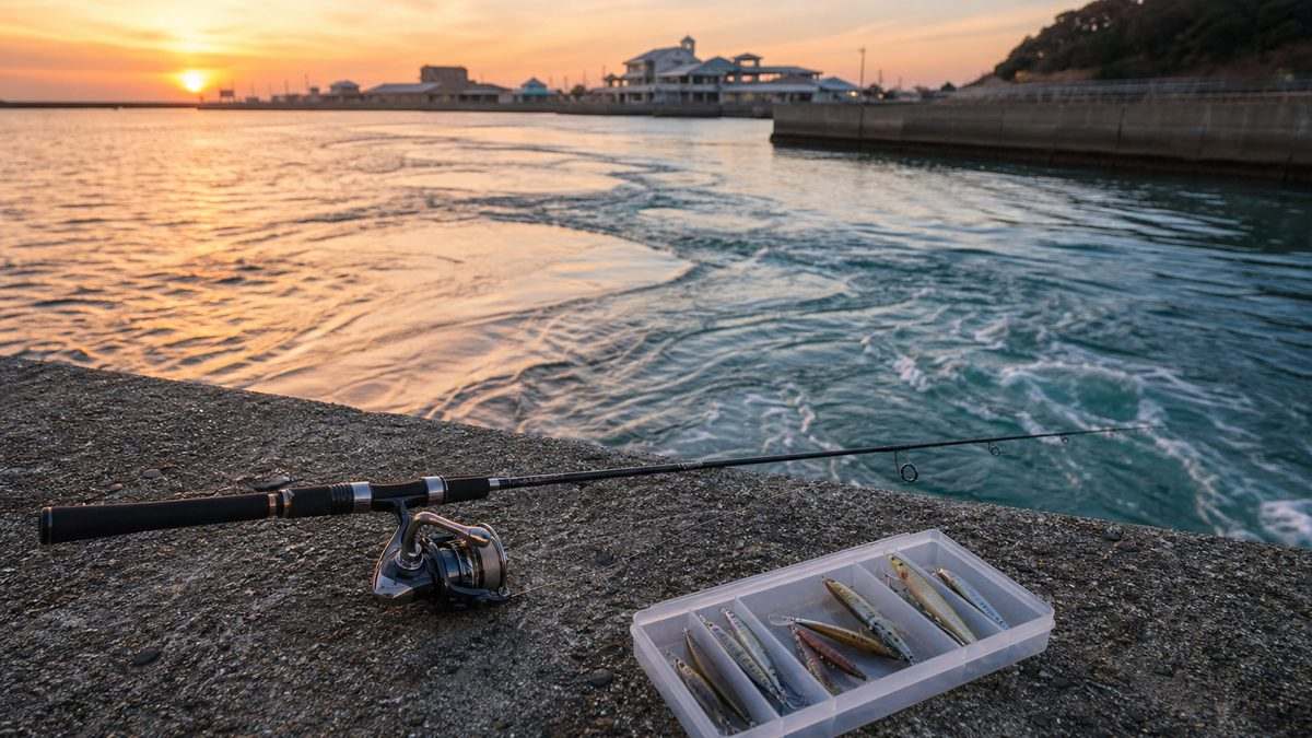 ポイント③：内浦湾南岸〜パルパル裏護岸の要点をまとめた釣り攻略インフォグラフィック
