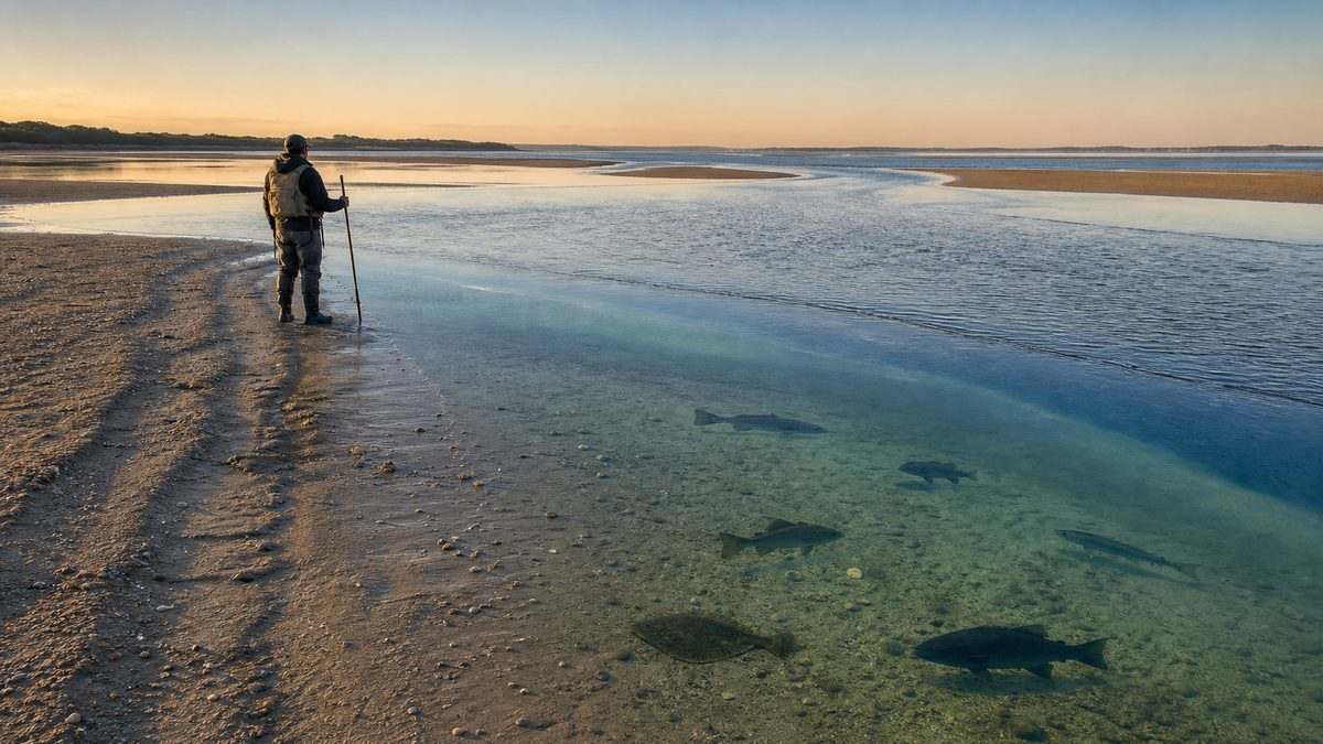 浜名湖ウェーディングの潮汐戦略と季節別パターンの要点をまとめた釣り攻略インフォグラフィック