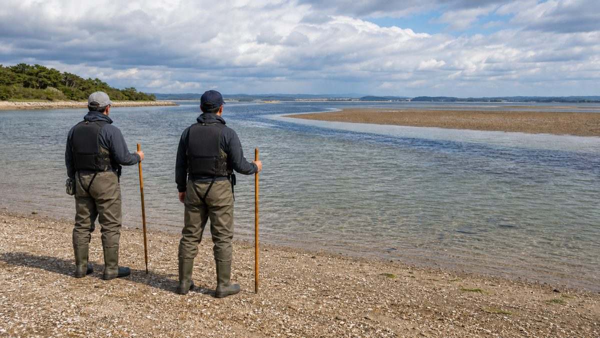 浜名湖ウェーディングの安全対策——絶対に守るべき7カ条の要点をまとめた釣り攻略インフォグラフィック