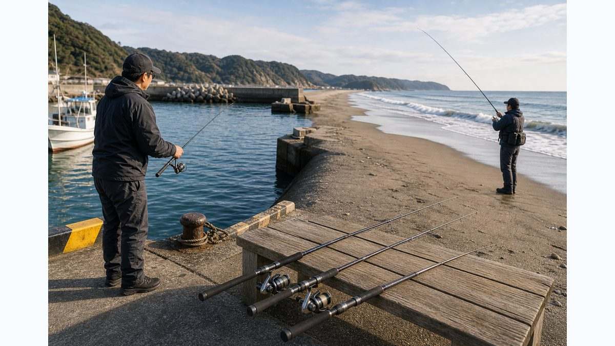 長さの選び方｜釣り場・狙い魚・スタイルに合わせた判断軸の要点をまとめた釣り攻略インフォグラフィック